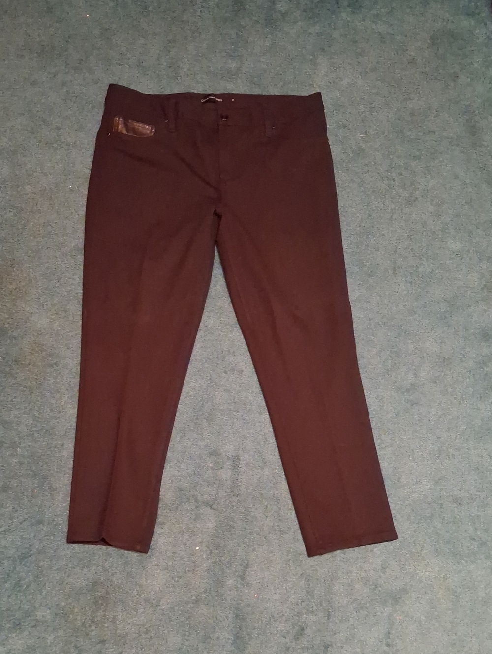 Calvin Klein Jeans Men's Brown Dress Pants - Slim Tailored Look
